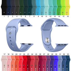 Силиконовый ремешок ISA для Apple Watch 38/40mm Silicone