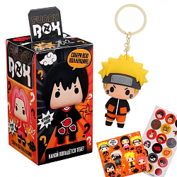 Игрушка - сюрприз Funny box «Аниме»: детский брелок, наклейки, карточка, цвет МИКС 10248981