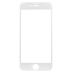 Противоударное стекло NONAME для iPhone 7/8 Plus белое, в техпаке