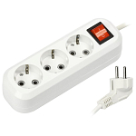 Сетевой удлинитель  2.0м SMARTBUY 3 розетки  ПВС 3х1,0 (SBE-16-3-02-ZS)
