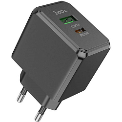 Сетевое ЗУ 1USB/1Type-C HOCO CS14A чёрный