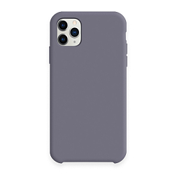 Силиконовый чехол SILICONE CASE для iPhone 11Pro Max  (11) светло-серый