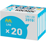 Элемент питания КОСМОС LR06 BOX-20