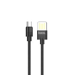 Кабель USB <--> microUSB  1.2м HOCO U55 Outstanding чёрный