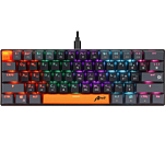 Клавиатура DEFENDER Apex GK-002 RU,3цв/черн,радуж,61к,крас,св