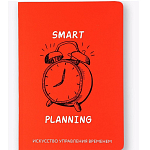 Планинг управление временем А5+, софт-тач, уф-лак 100 л «Красный»