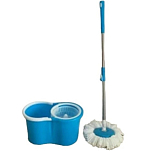 Набор для уборки CELLTIX (швабра Юла, ведро 16л., центрифуга пластик, насадка круглая) ручн. отжим (703450)
