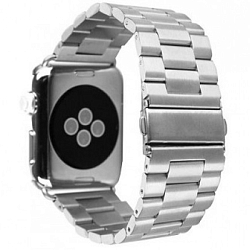 Металлический ремешoк NONAME для Apple Watch 38/40mm серебристый (1600)