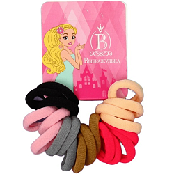 Резинка для волос "Синди" (набор 20 шт) огонёк, 3 см, микс 7908675