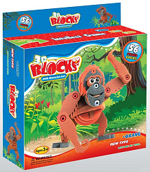 Конструктор 3D Bebelot "Орангутанг" (56 дет.)