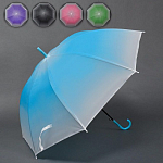 Зонт-трость полуавтоматический «Градиент», 8 спиц, R = 46 см, цвет МИКС