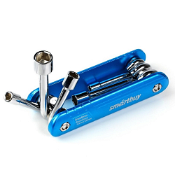 Набор велосипедный SMARTBUY SBT-MTS-6, 6шт, ключи накидн.:5,6,8,9,10,12 CR-V,алюм. корпус (1/60)