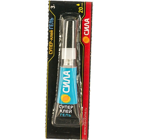 Супер-клей СИЛА ГЕЛЬ 3 гр. BL-12 (12)