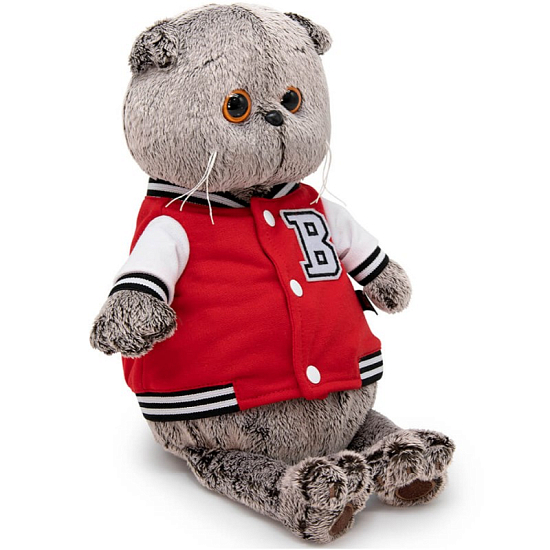 Мягкая игрушка Басик в клубной куртке, 25 см (Ks25-055)