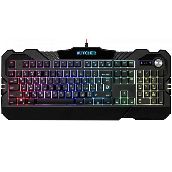 Клавиатура DEFENDER Butcher, GK-193DL, чёрный