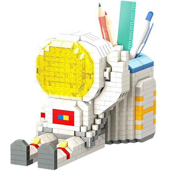 Конструктор-ночник Mini Blocks, «Космонавт», 828 деталей