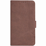 Чехол футляр-книга NICE STYLES для Realme C71/C73/Realme 14X коричневый
