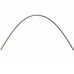 Дуга пластиковая для парника 90 х 126 см, d20 мм, зеленая// Palisad 64428