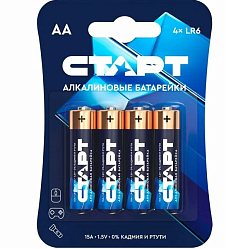 Элемент питания СТАРТ LR06 BL-4