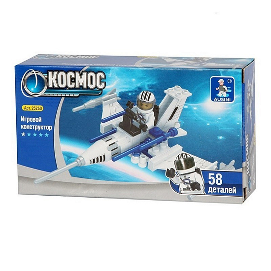 Конструктор AUSINI "Космос: Звёздный патруль" (58 деталей)