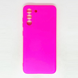 Задняя накладка ZIBELINO Soft Case для Samsung S21FE (5G) (фуксия)