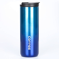 Термокружка "Coffee", 500 мл, синяя   7073780