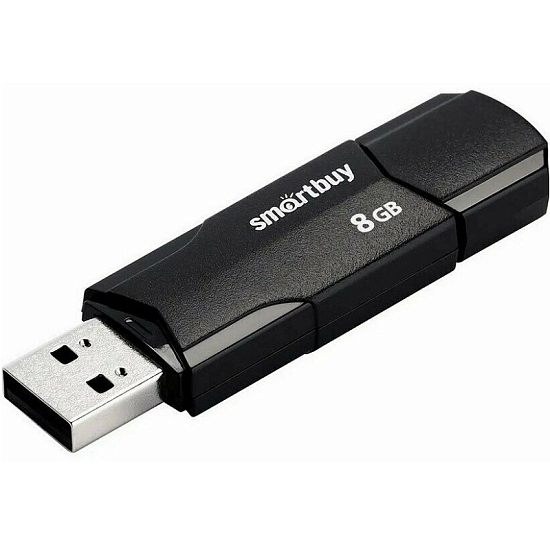 USB  8Gb SmartBuy Clue, чёрный, USB 3.0