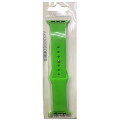 Силиконовый ремешoк NONAME для Apple Watch 42/44mm салатовый