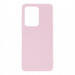 Силиконовый чехол SILICONE CASE для Samsung Galaxy S20Ultra (светло розовый)