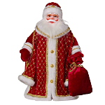 Игрушка - кукла мягконабивная "Дед Мороз Царский Красный", 50 см в упаковке ДМ-2101