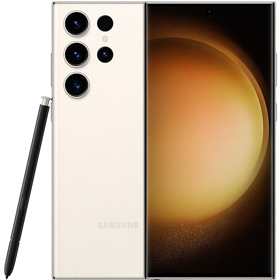 Смартфон Samsung Galaxy S23 Ultra 8/256Gb Бежевый (Б/У)