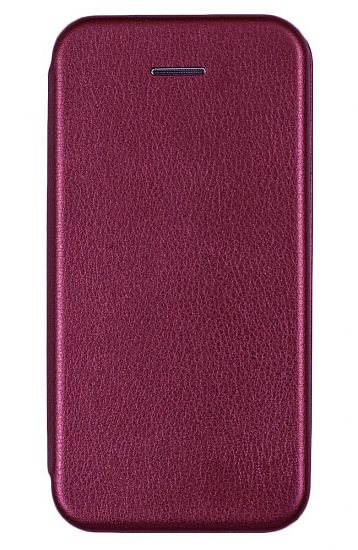 Чехол футляр-книга NONAME для SAMSUNG Galaxy A51, PREMIUM, экокожа, бордовый