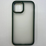 Задняя накладка CRYSTAL SAND_CLEAR для iPhone 12/12 PRO прозрачно-темно-зеленый