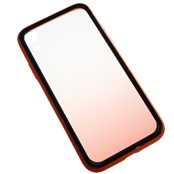 Задняя накладка ZIBELINO ZIBELINO Gradient для iPhone XR (оранжевый)