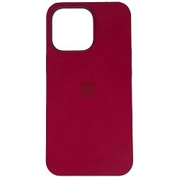 Силиконовый чехол SILICONE CASE MagSafe для iPhone 13 PRO №07 Red (+АНИМАЦИЯ в цвет чехла)