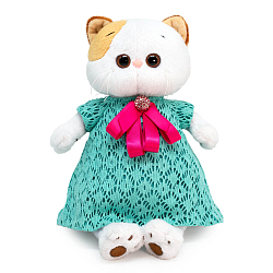 Мягкая игрушка Кошечка Ли-Ли в ажурном платье с бантом, 24 см (LK24-121)