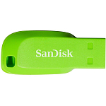 USB 64Gb SanDisk CZ50 Cruzer Blade зелёный