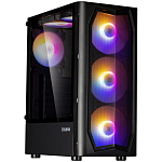 Корпус ZALMAN MidiTower N4 black (ATX,Window, 6xRGB fan, USB2.0 x2, USB3.0x1, без БП) (N4 rev.1)