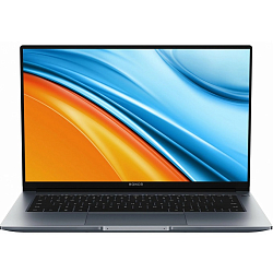 Ноутбук 14" HONOR MagicBook 14 NMH-WFP9HN (AMD Ryzen 7-5700U/ 16GB/ SSD 512GB/ DOS) (5301AFVP), Серый