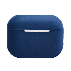 Силиконовый чехол Soft touch для AirPods Pro 2 (dark blue)