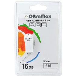 USB 16Gb OltraMax 210 White