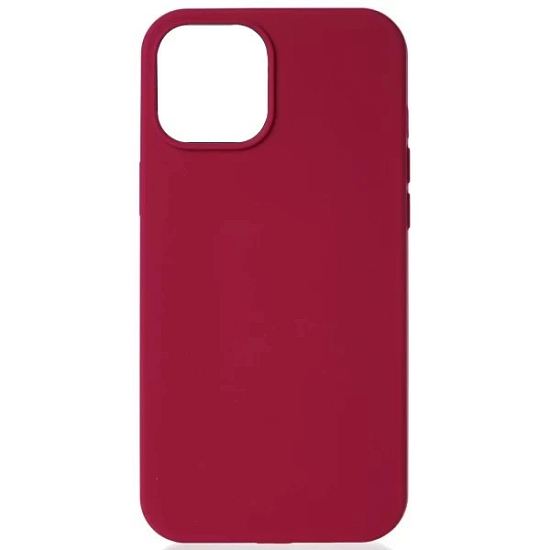 Силиконовый чехол SILICONE CASE для iPhone 11 малиновый (не оригинал)