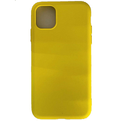 Силиконовый чехол SILICONE CASE NEW ERA для iPhone 11 (желтая)