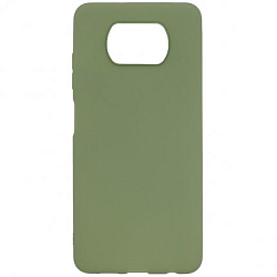 Задняя накладка ZIBELINO Soft Matte для Xiaomi Poco X3/X3 Pro (оливковый)