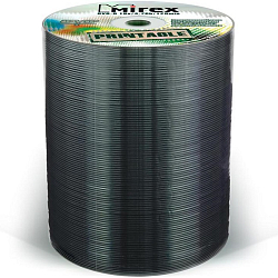 Диск DVD+R MIREX 4.7Gb 16x PRINT (Bulk-100)