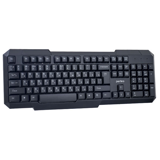 Клавиатура БП PERFEO FREEDOM (PF-1010) черная, USB