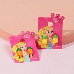 Клипсы детские "Выбражулька" ананасы, цвет МИКС   7060269