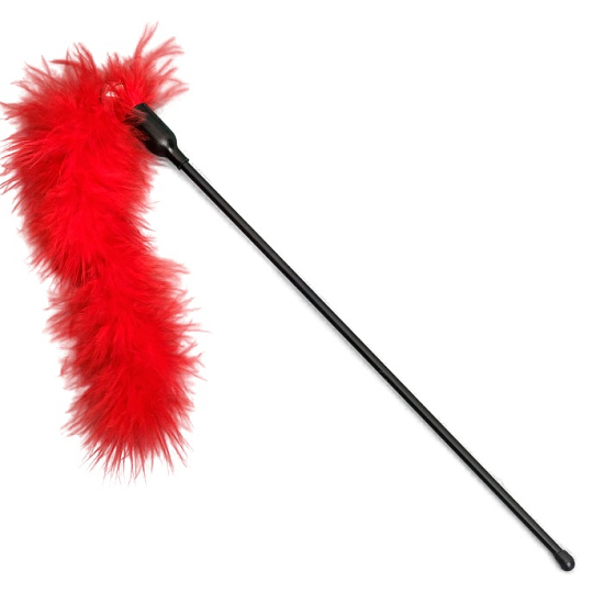 Дразнилка пуховая "Хвостик", микс цветов 875374