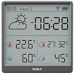 Метеостанция ATuMan Duka TH3 Grey EU