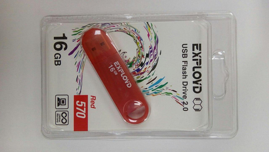 USB 16Gb Exployd 570 Red